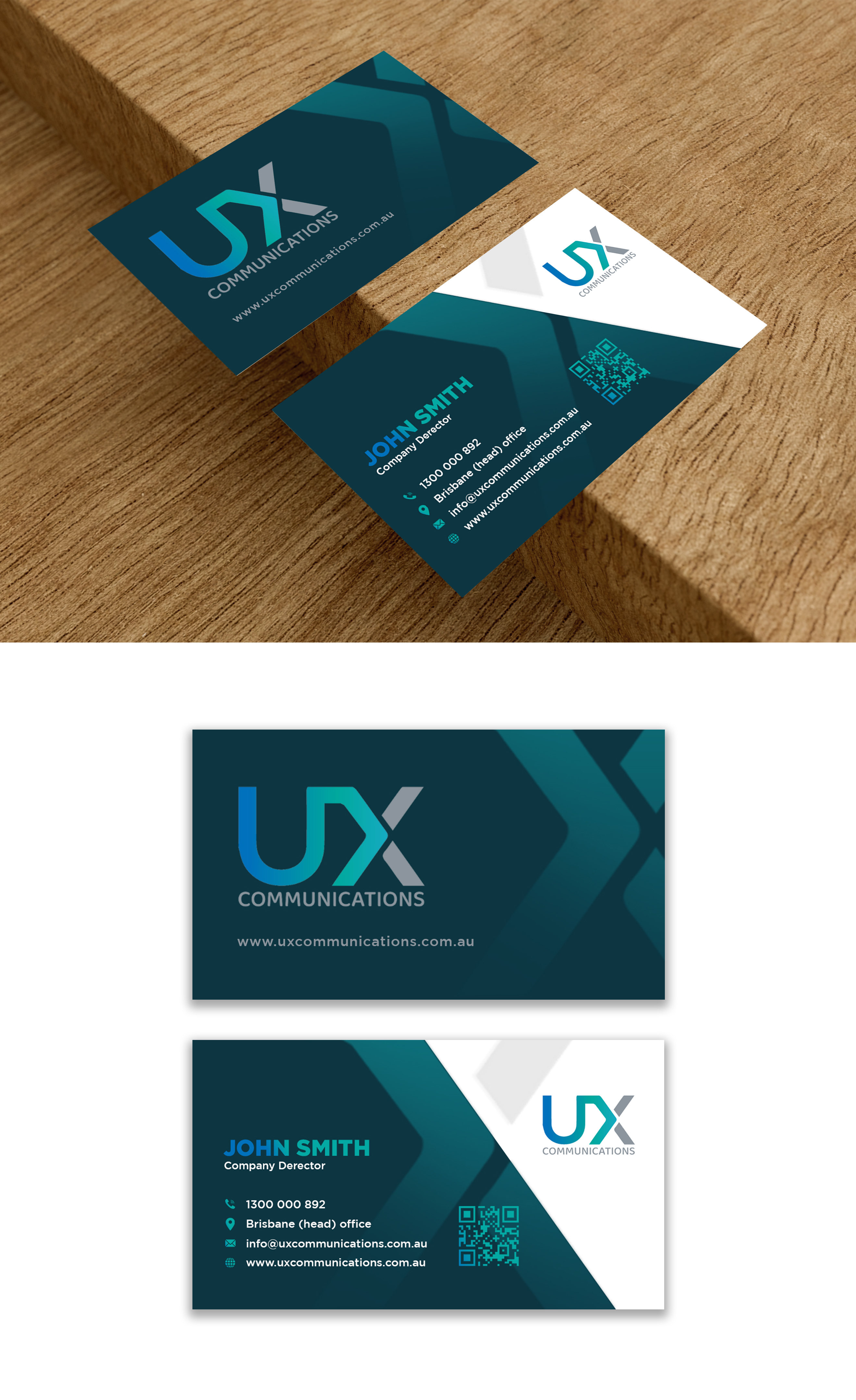 Business Card Design by debdesign for UX Communications | Design #28529662