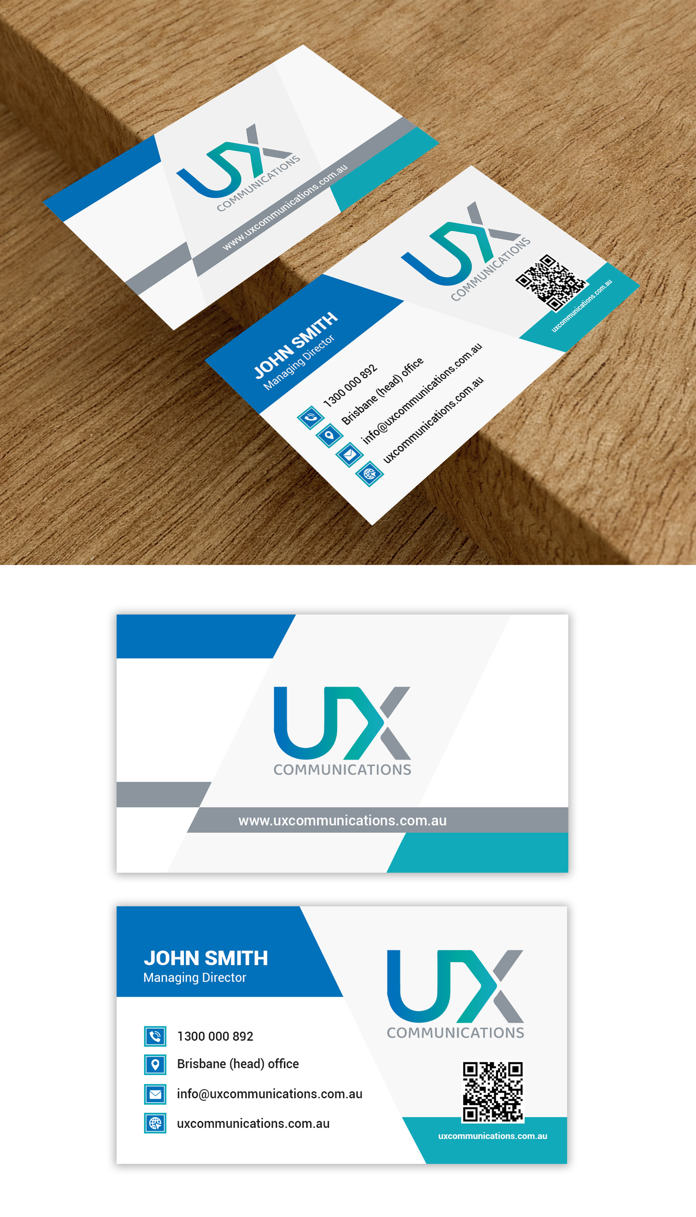 Business Card Design by debdesign for UX Communications | Design #28530518