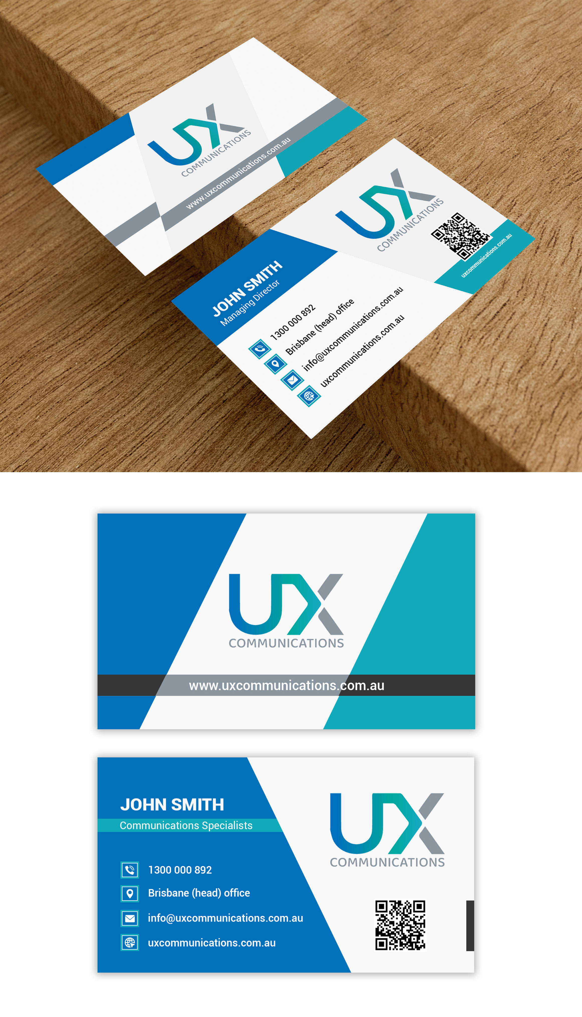 Business Card Design by debdesign for UX Communications | Design #28530519