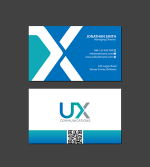 Business Card Design by Creations Box 2015 for UX Communications | Design: #28528487