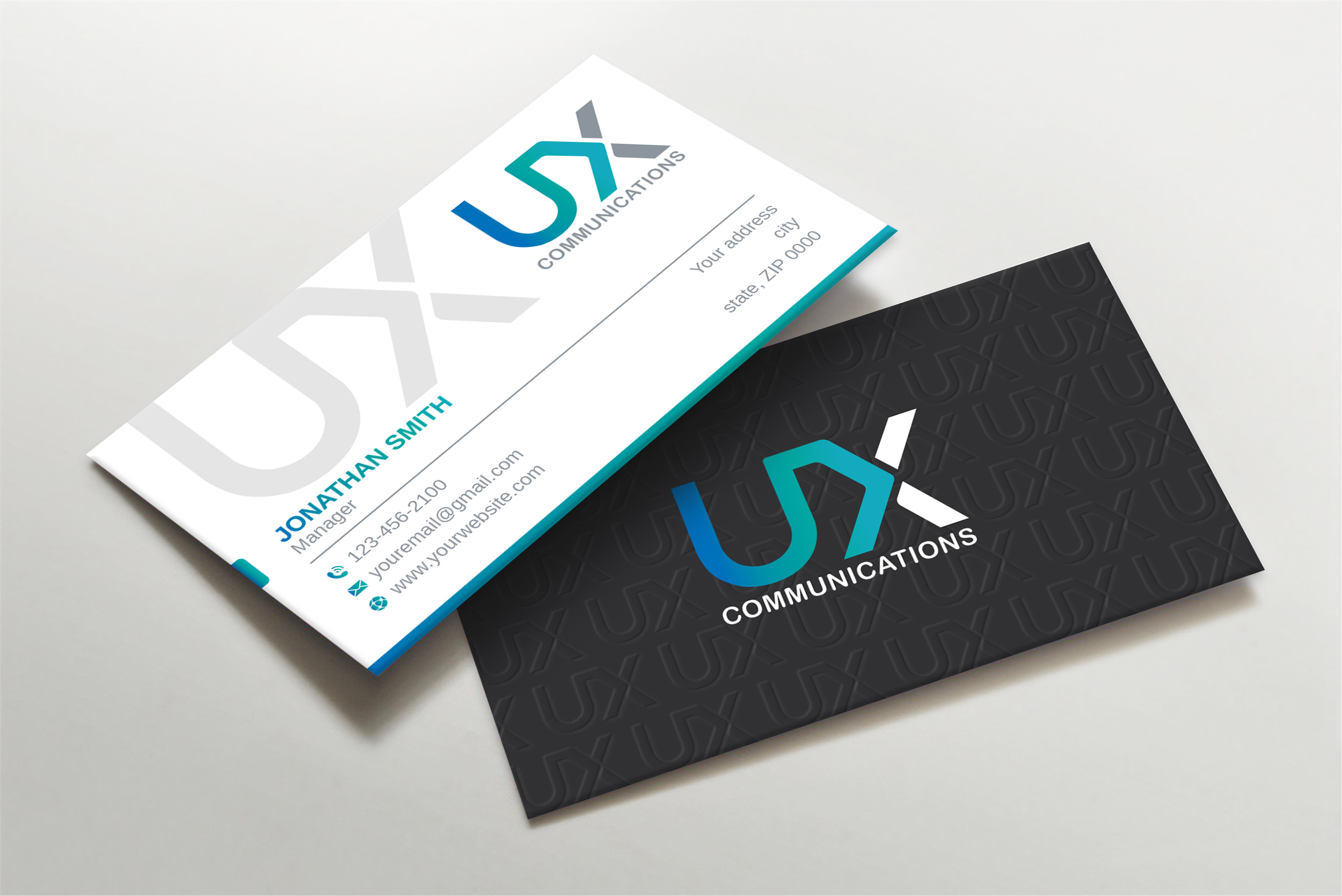 Business Card Design by LAXMI DESIGNHUB for UX Communications | Design #28525004