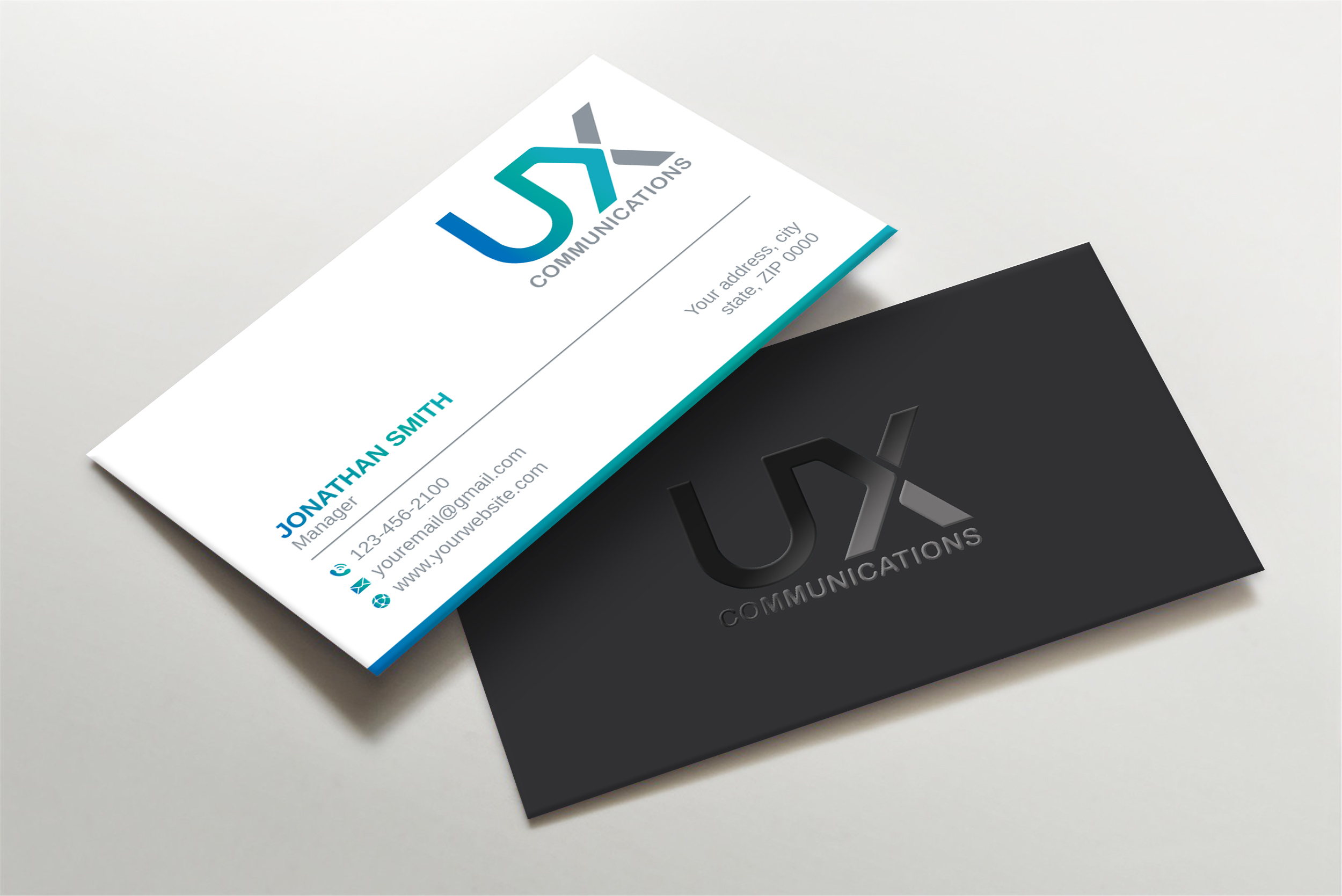 Business Card Design by LAXMI DESIGNHUB for UX Communications | Design #28525006
