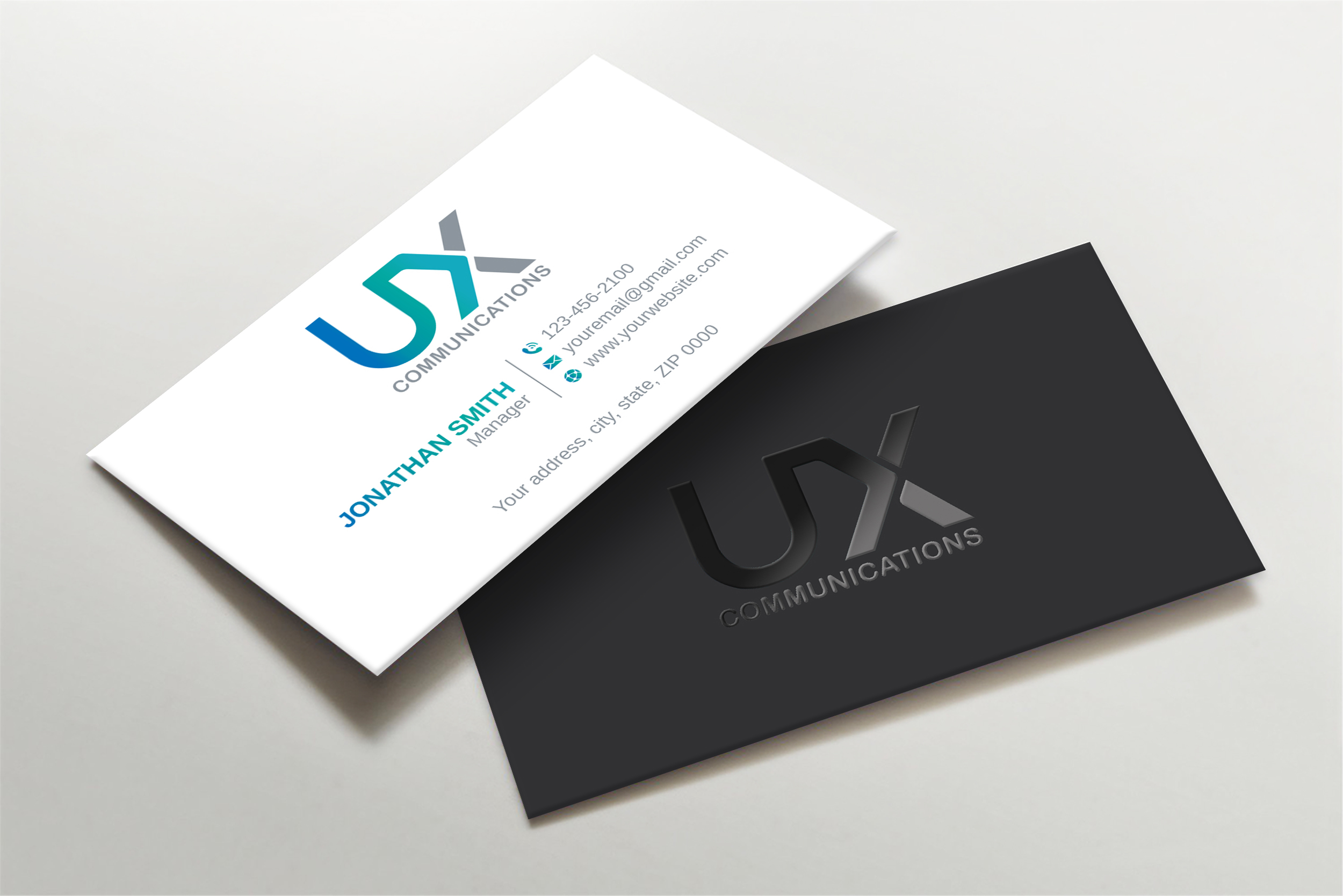 Business Card Design by LAXMI DESIGNHUB for UX Communications | Design #28525019