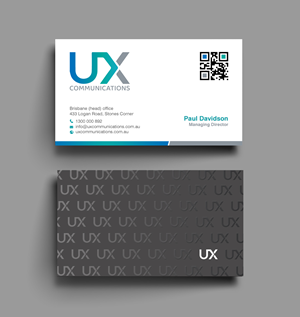 Business Card Design by chandrayaan.creative for UX Communications | Design: #28524220