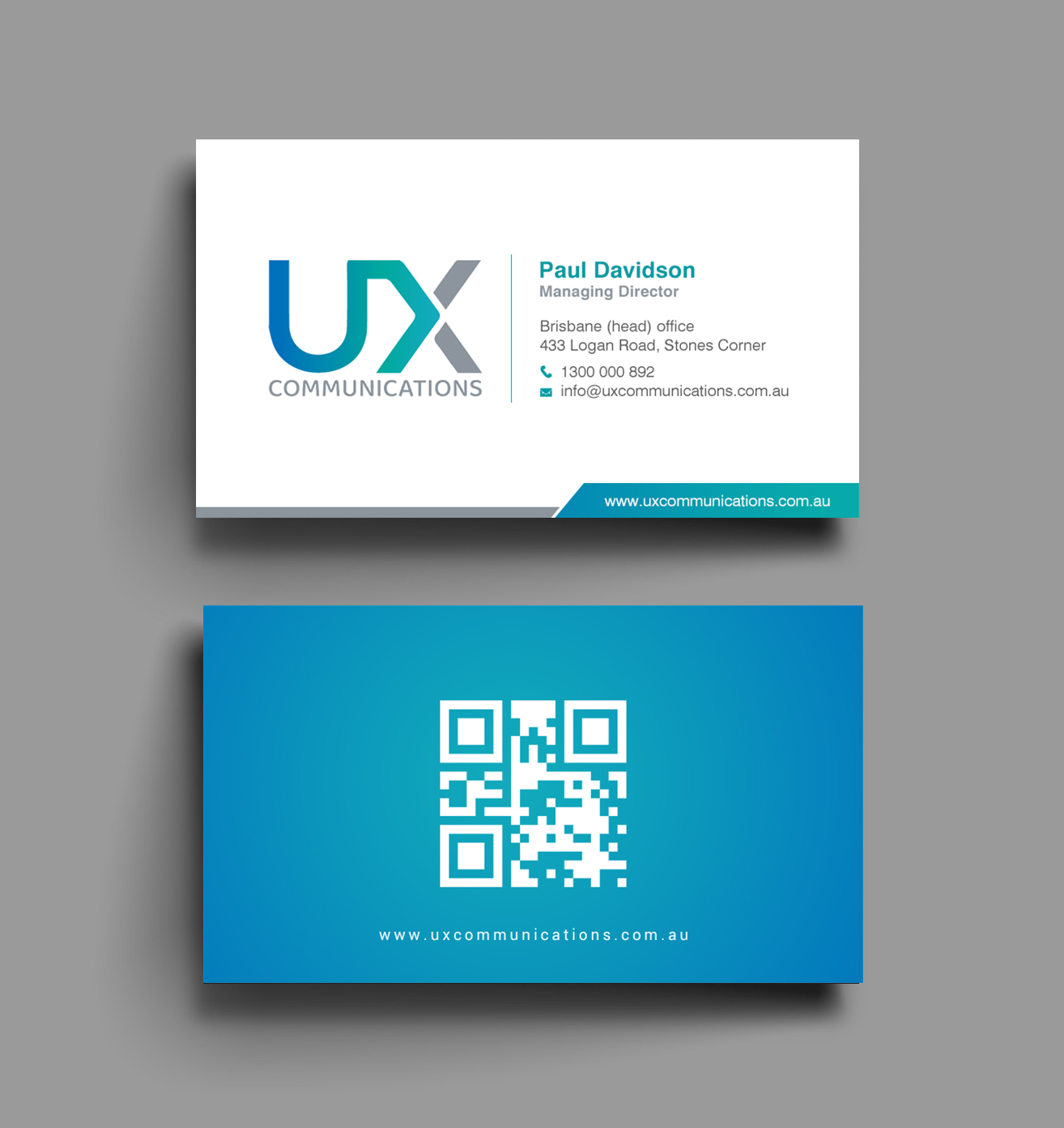 Business Card Design by chandrayaan.creative for UX Communications | Design #28524221
