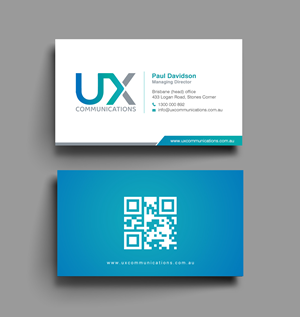 Business Card Design by chandrayaan.creative for UX Communications | Design: #28524221