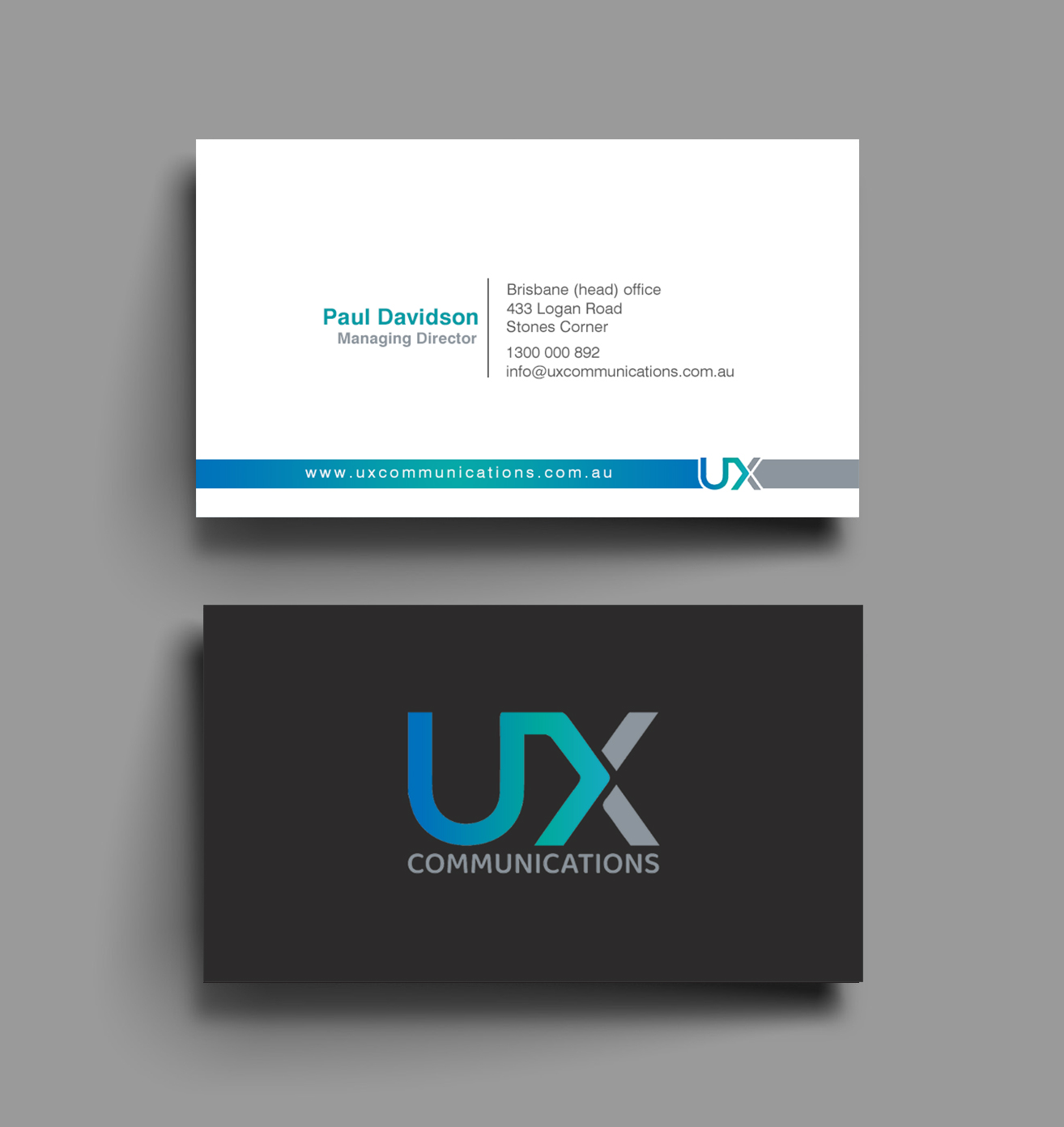 Business Card Design by chandrayaan.creative for UX Communications | Design #28524224