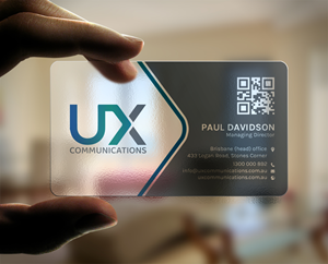 Business Card Design by chandrayaan.creative for UX Communications | Design: #28524416