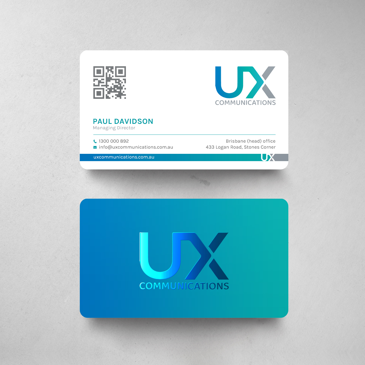 Business Card Design by chandrayaan.creative for UX Communications | Design #28524417