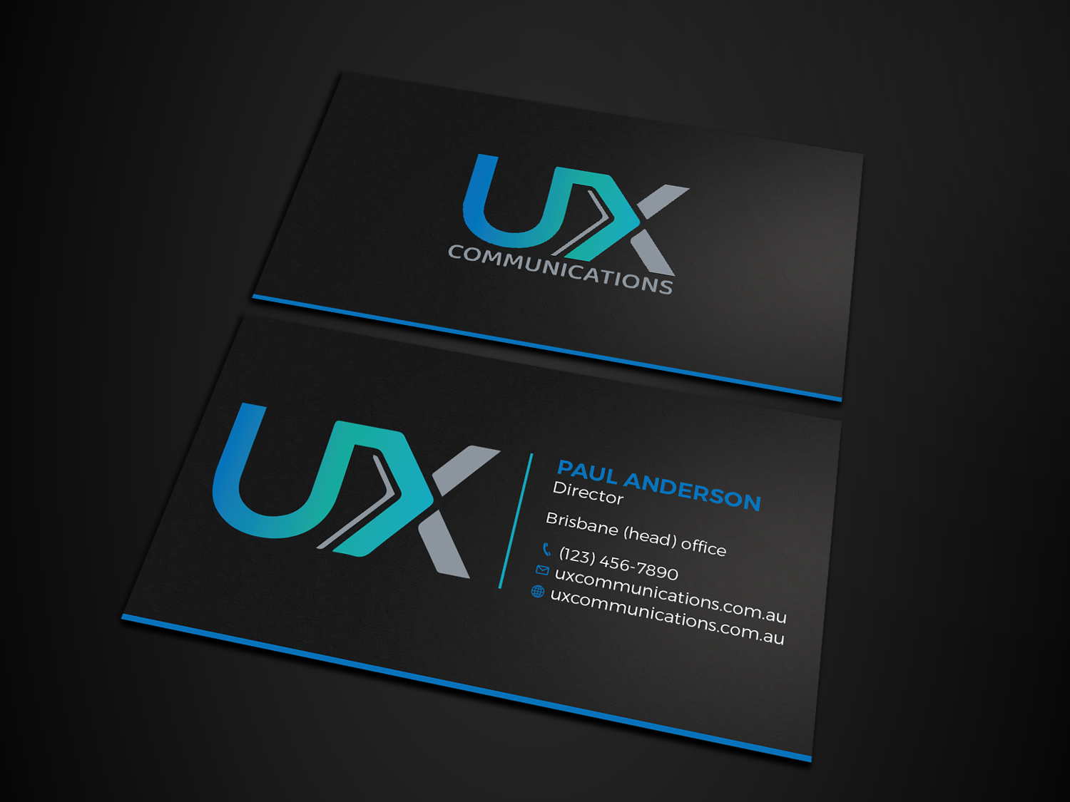Business Card Design by Tripti Ranjan Gain for UX Communications | Design #28524648