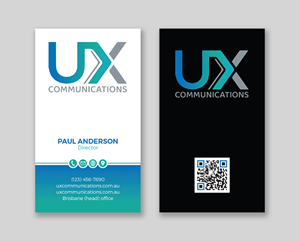 Business Card Design by Tripti Ranjan Gain for UX Communications | Design: #28524655