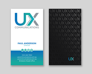Business Card Design by Tripti Ranjan Gain for UX Communications | Design: #28524659