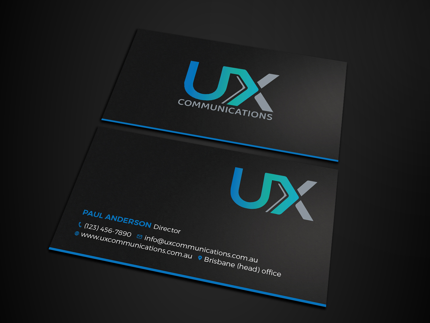 Business Card Design by Tripti Ranjan Gain for UX Communications | Design #28524662