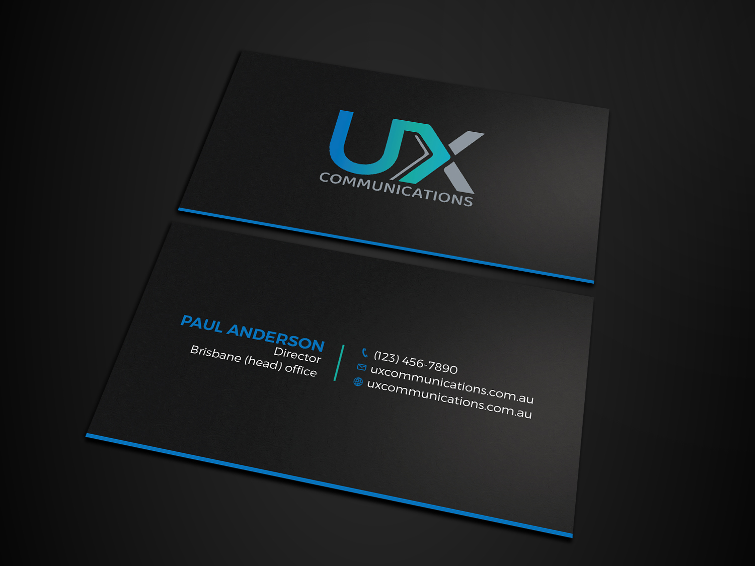 Business Card Design by Tripti Ranjan Gain for UX Communications | Design #28524664