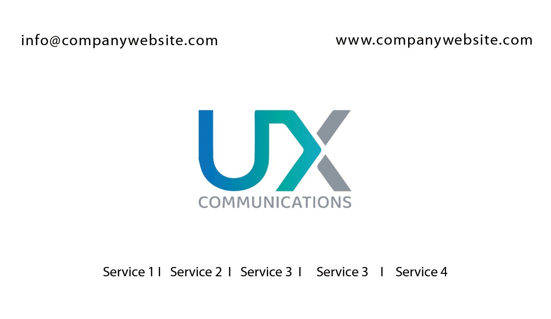Business Card Design by Navitha Vijith for UX Communications | Design #28533226