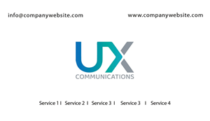 Business Card Design by Navitha Vijith for UX Communications | Design: #28533226