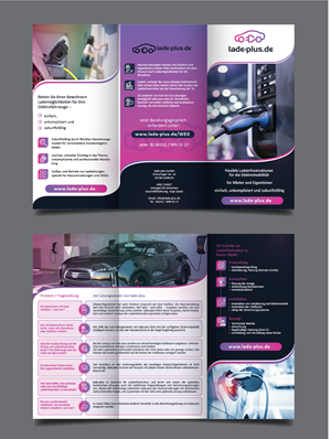 Foldable Flyer Din A4 Charging Infrastructure Real Estate | Design de Flyer par alex989