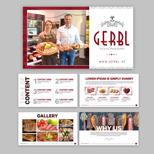 Small butcher shop from Austria needs great powerpoint presentation | PowerPoint Design by SAI DESIGNS