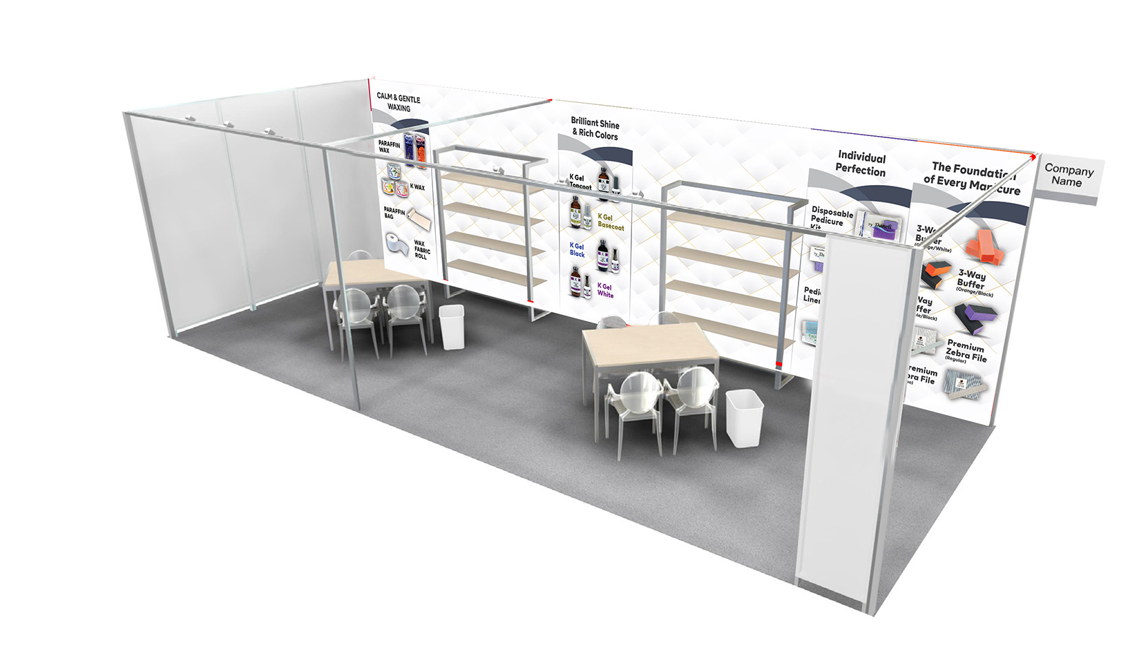Diseño de Stand de Feria por Deziners Zone para Daneli Corp | Diseño #28533366