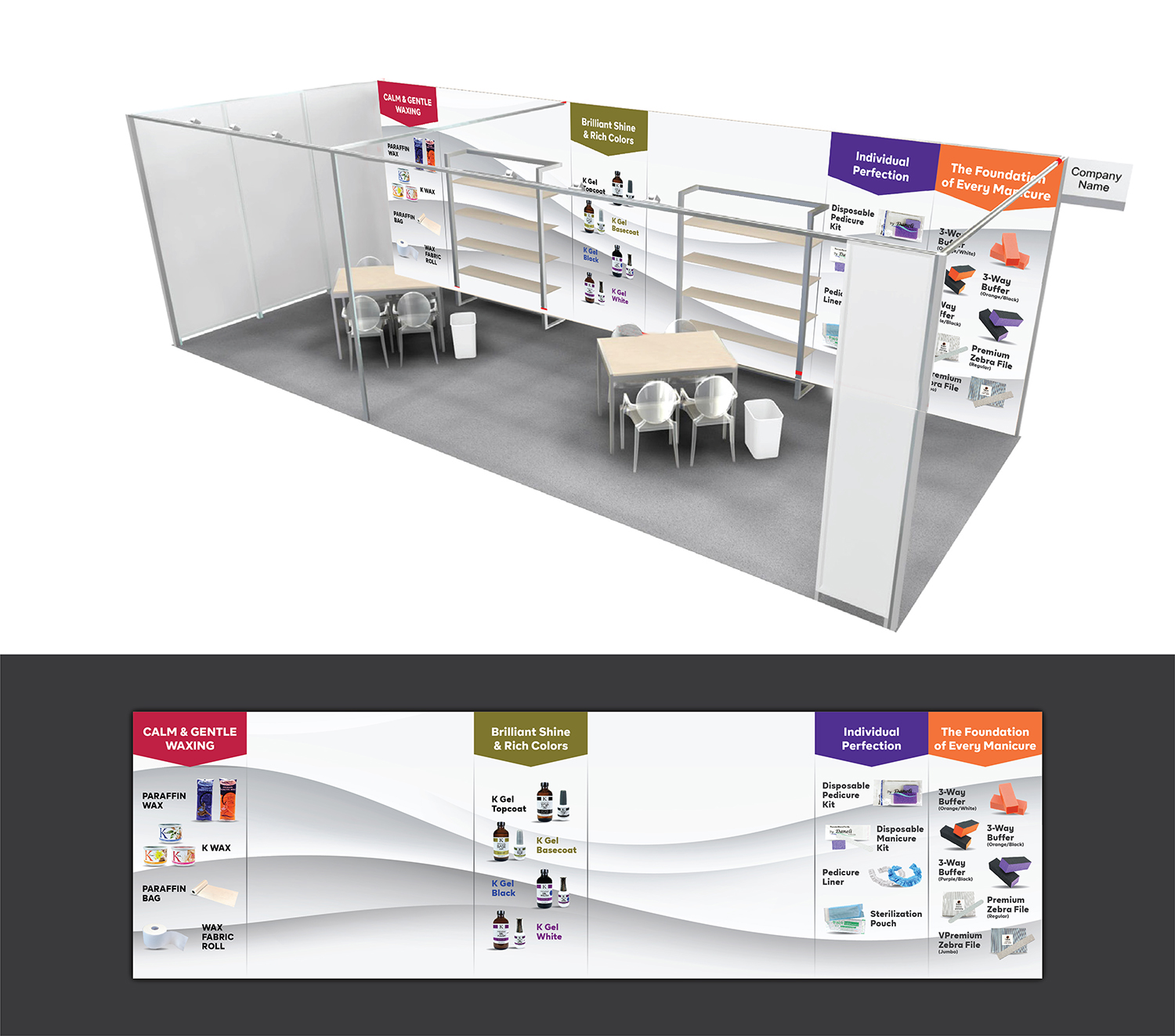 Design de Stand d'Exposition par Deziners Zone pour Daneli Corp | Design #28533367