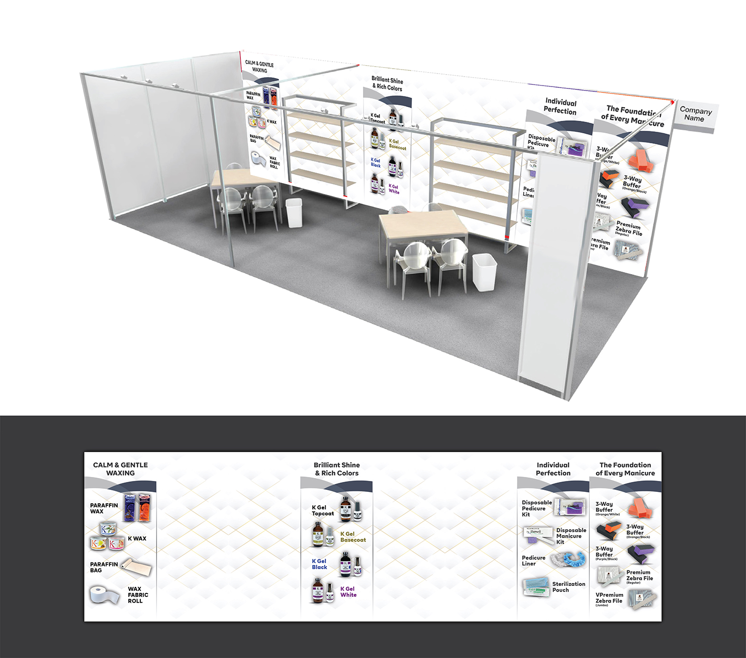 Trade Show Booth Design by Deziners Zone for Daneli Corp | Design #28533368