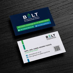 Business cards for BELT GmbH company | Business Card Design by Pd Work