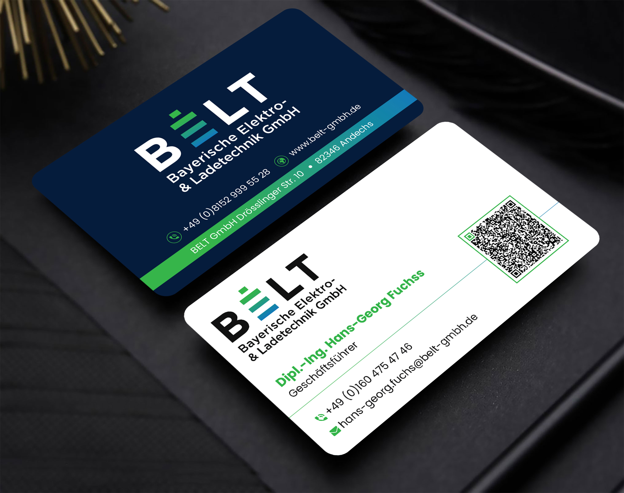 Business Card Design by Uttom 2 for BELT GmbH | Design #28526947