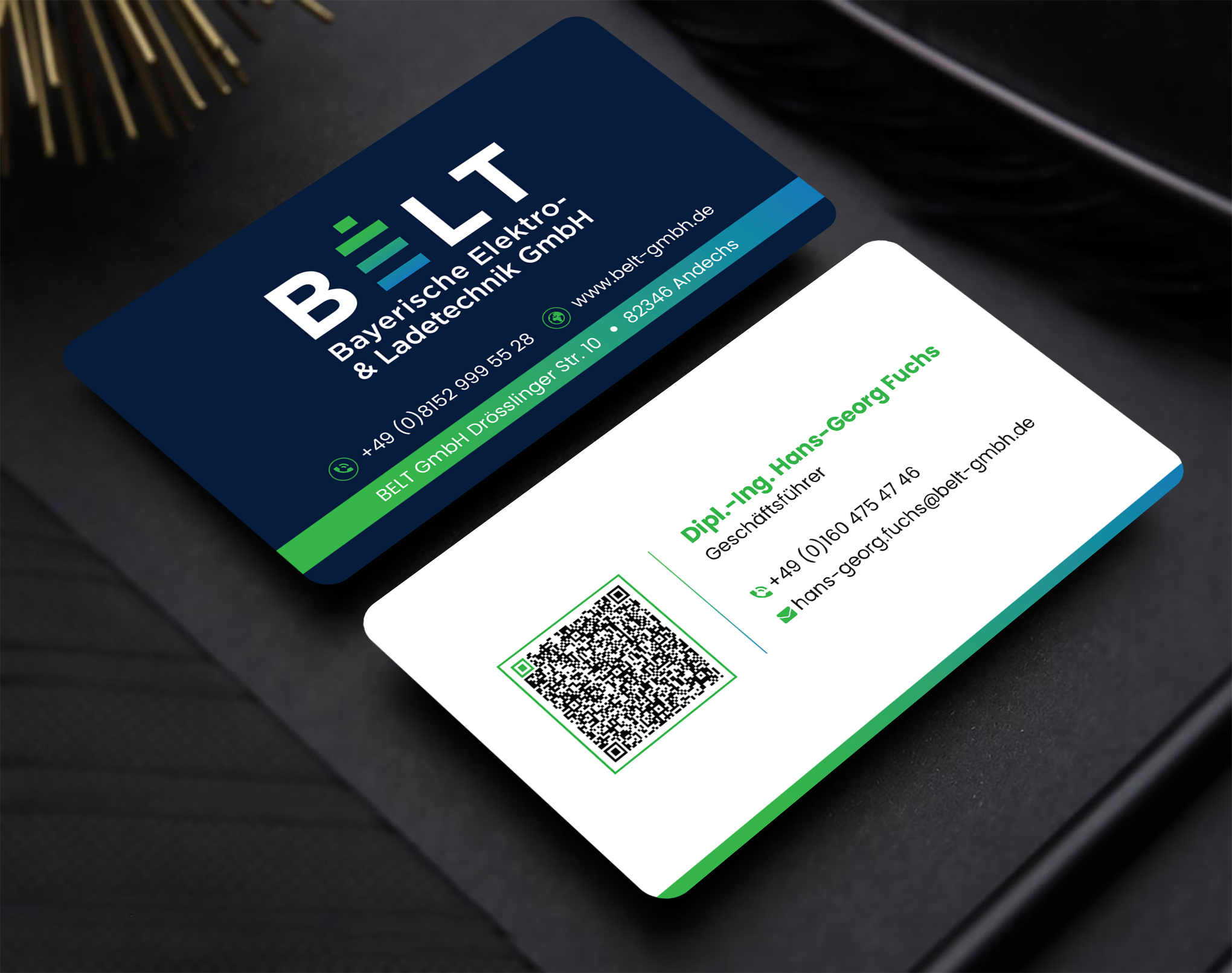 Business Card Design by Uttom 2 for BELT GmbH | Design #28527031