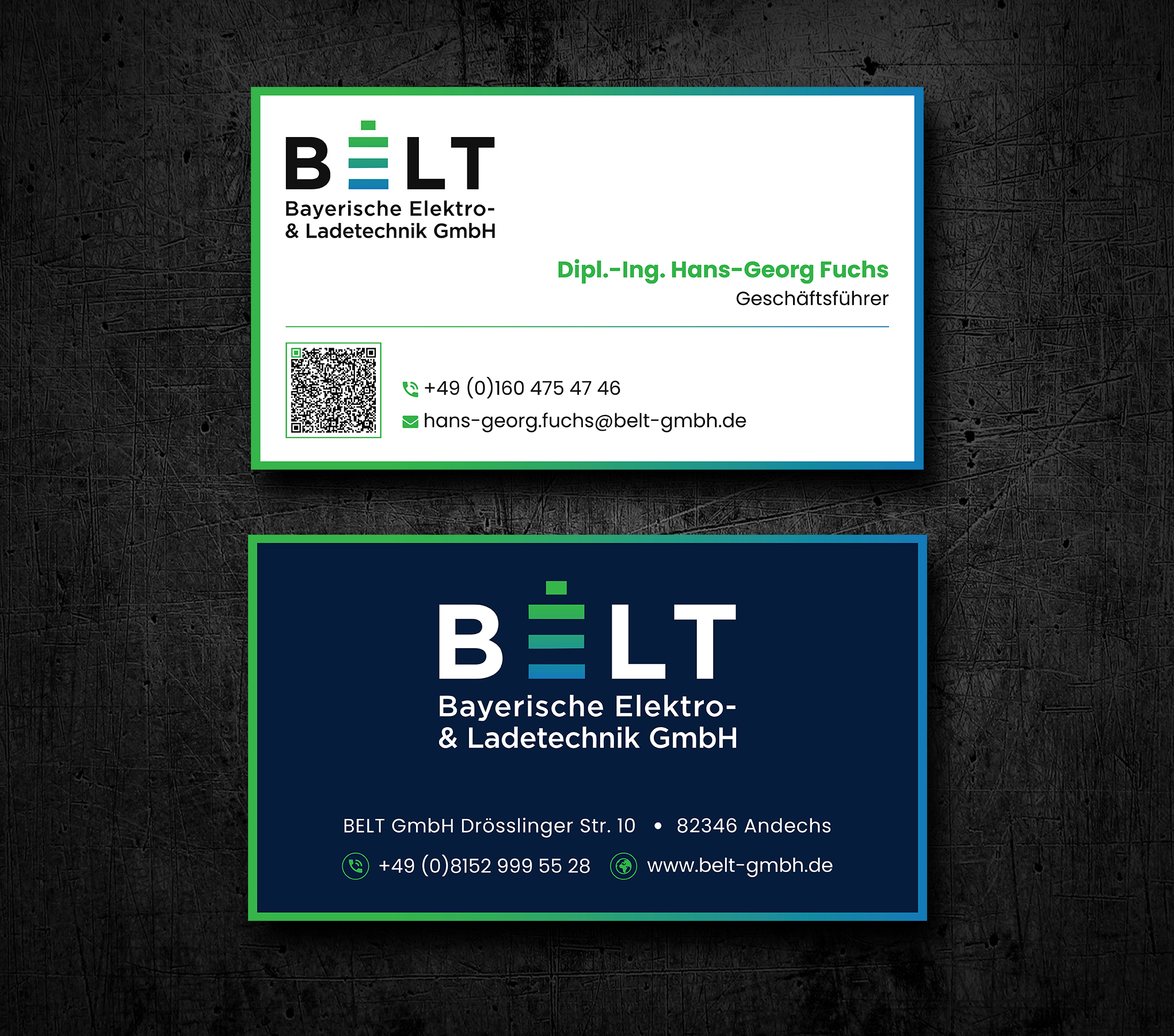 Business Card Design by Uttom 2 for BELT GmbH | Design #28527082