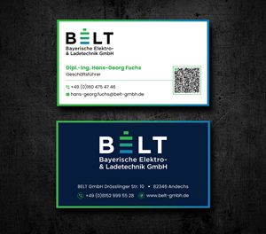 Diseño de Tarjeta de Presentación por Uttom 2 para BELT GmbH | Diseño: #28527083