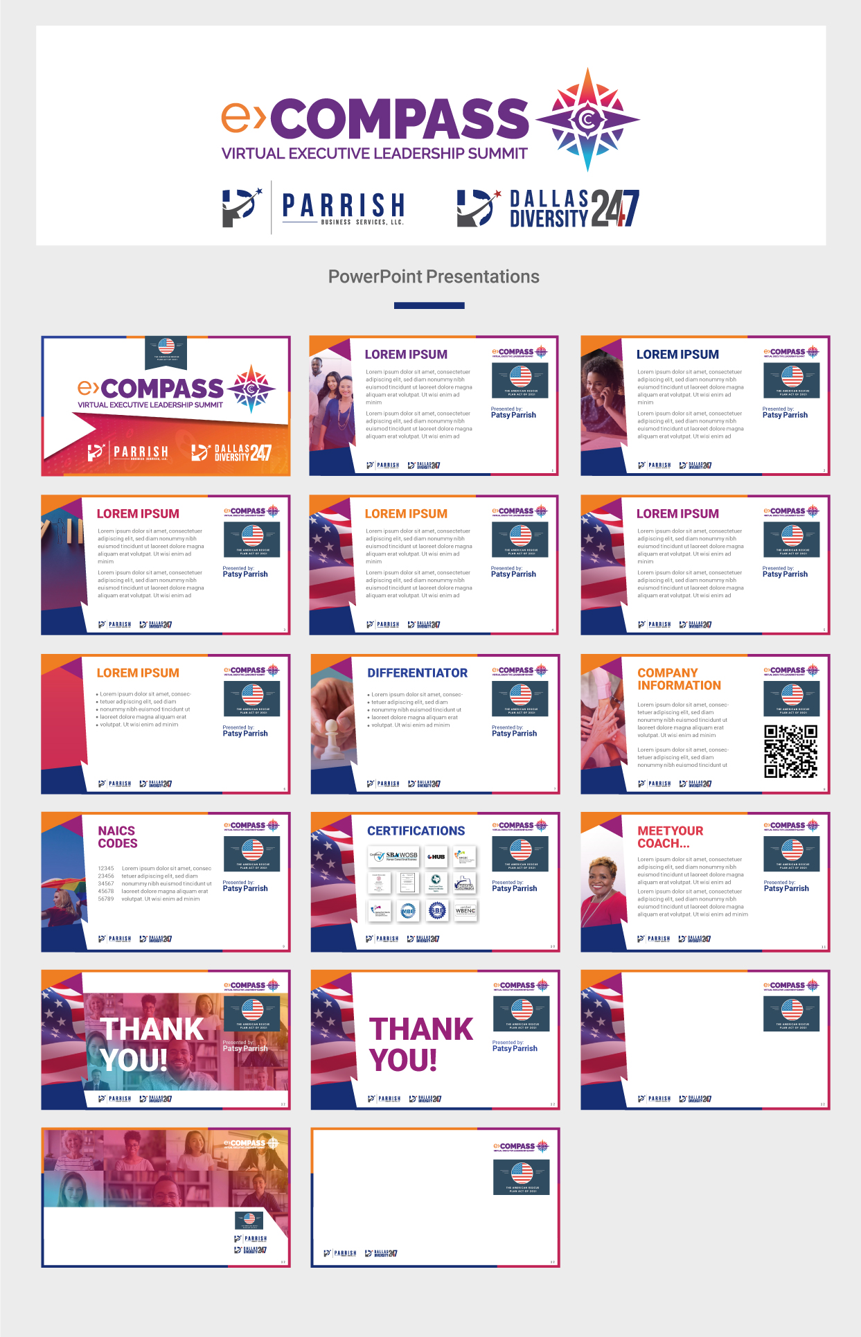PowerPoint Design by lionx for Dallas Diversity 24/7 | Design #28541350