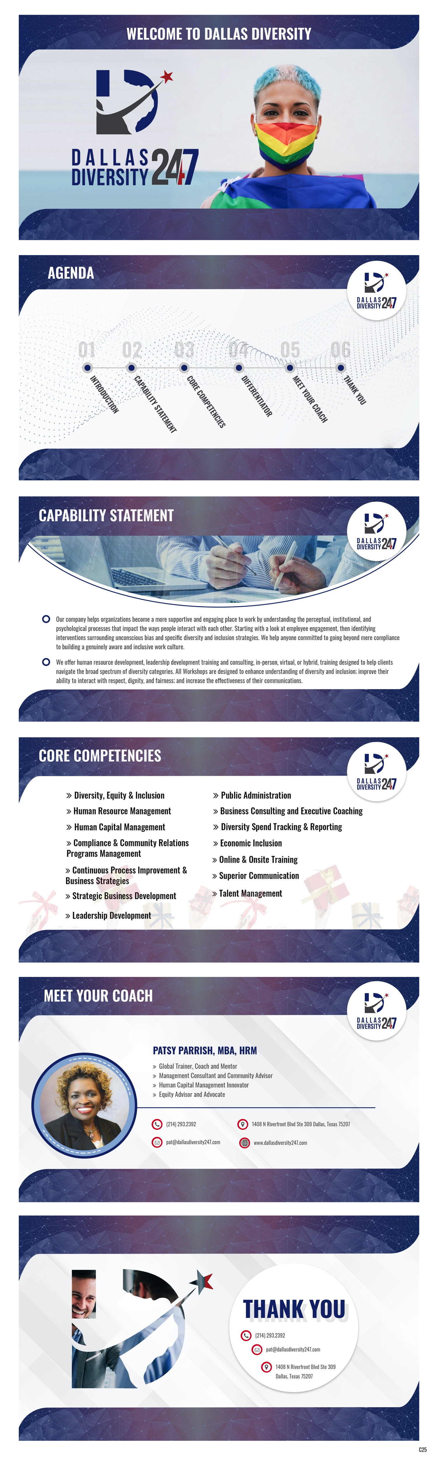 PowerPoint Design by pb for Dallas Diversity 24/7 | Design #28530823