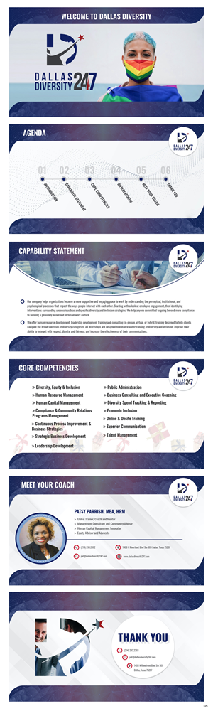 PowerPoint Design by pb for Dallas Diversity 24/7 | Design: #28530823