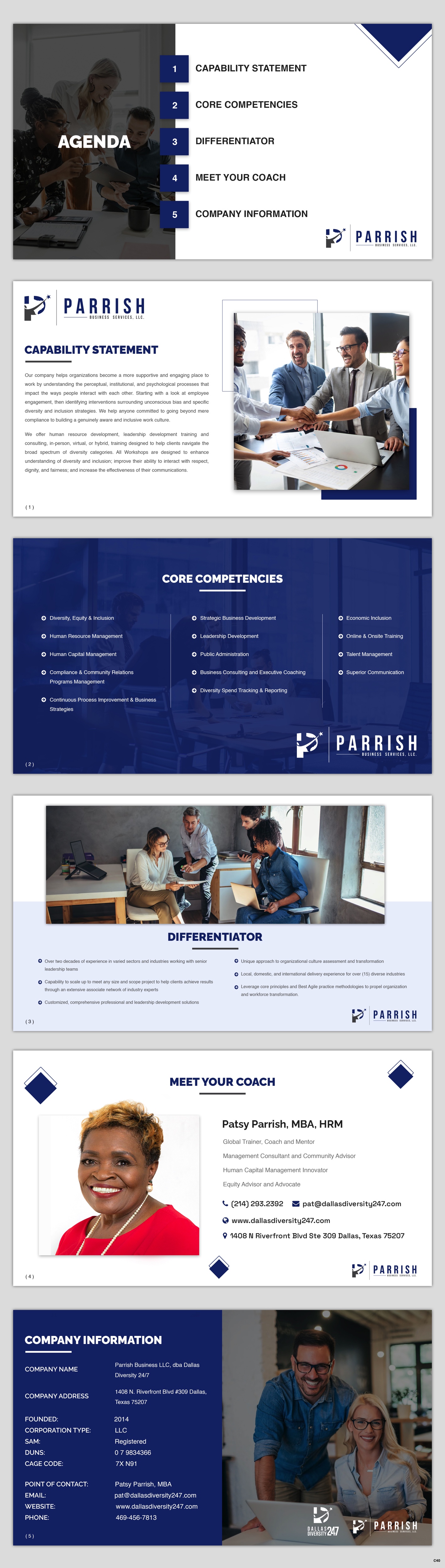 PowerPoint Design by pb for Dallas Diversity 24/7 | Design #28530844