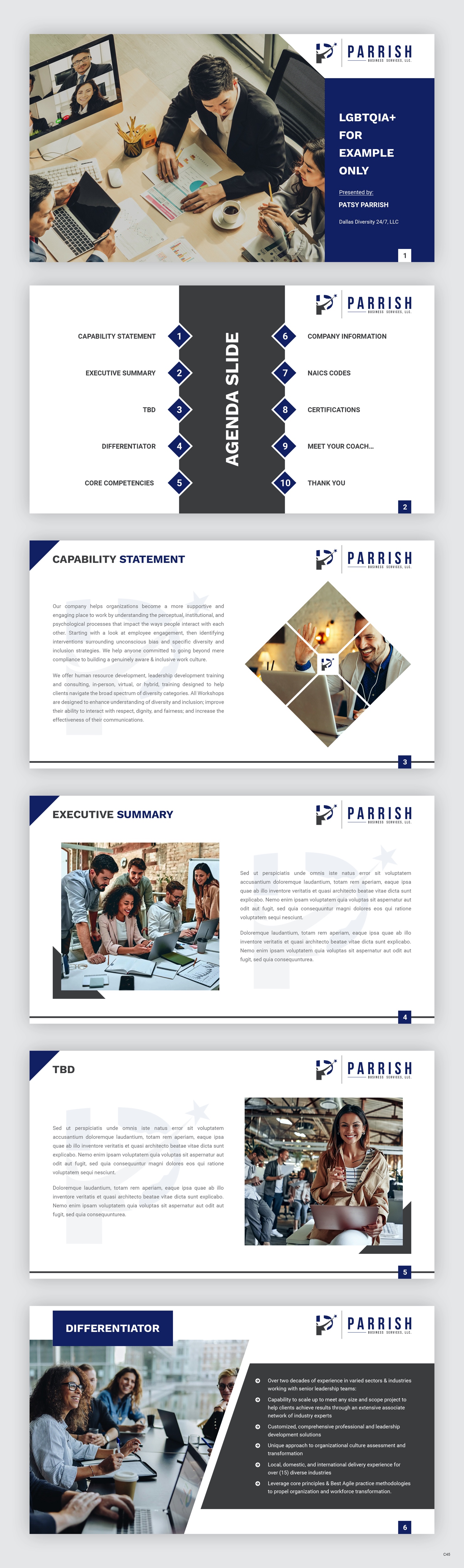PowerPoint Design by pb for Dallas Diversity 24/7 | Design #28530846