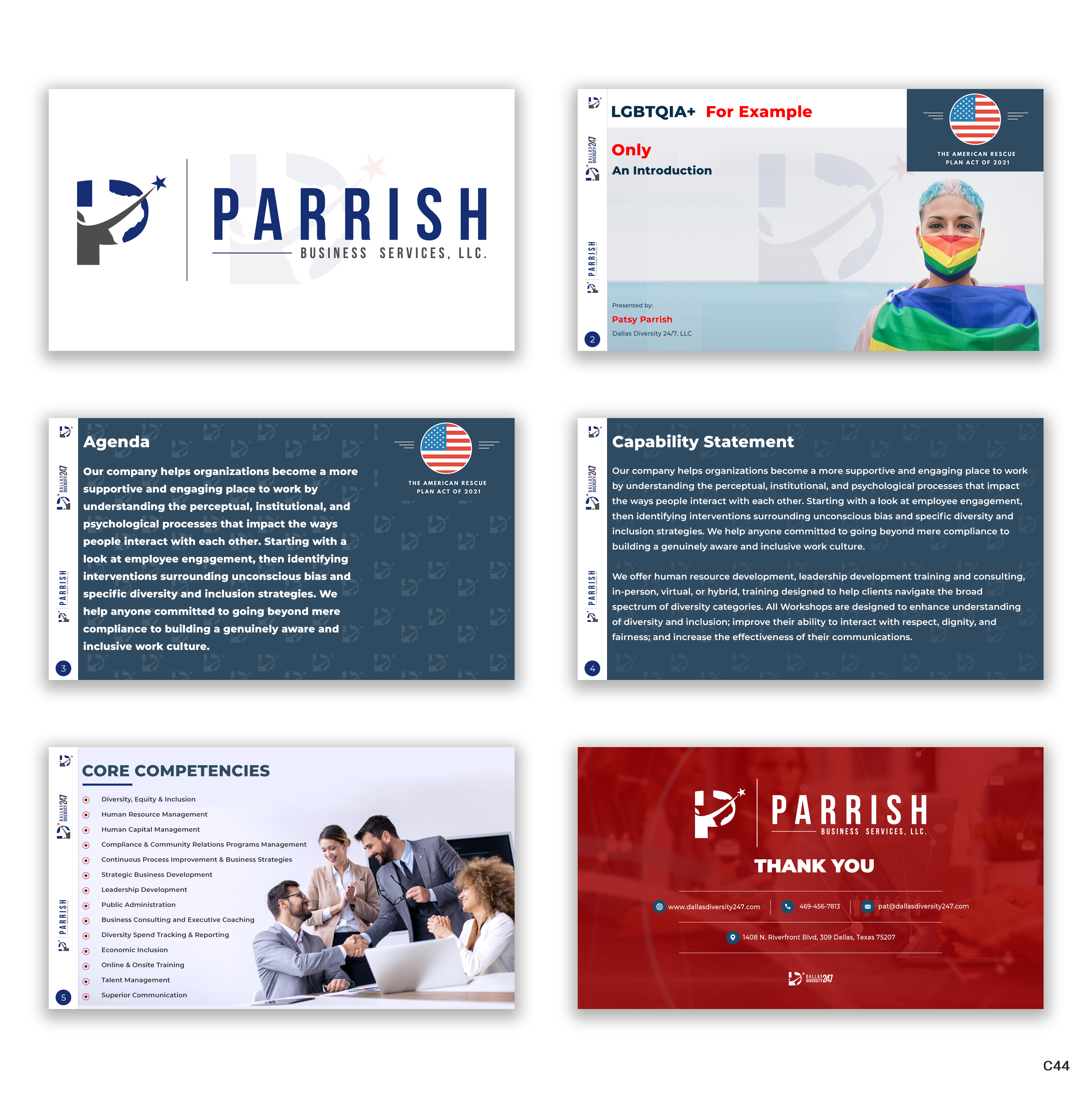 PowerPoint Design by pb for Dallas Diversity 24/7 | Design #28530848