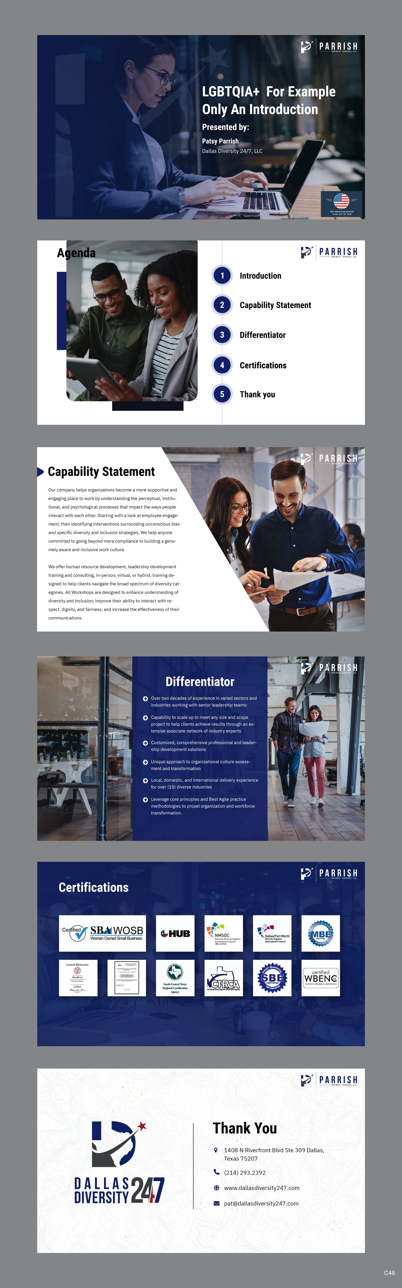 PowerPoint Design by pb for Dallas Diversity 24/7 | Design #28530853