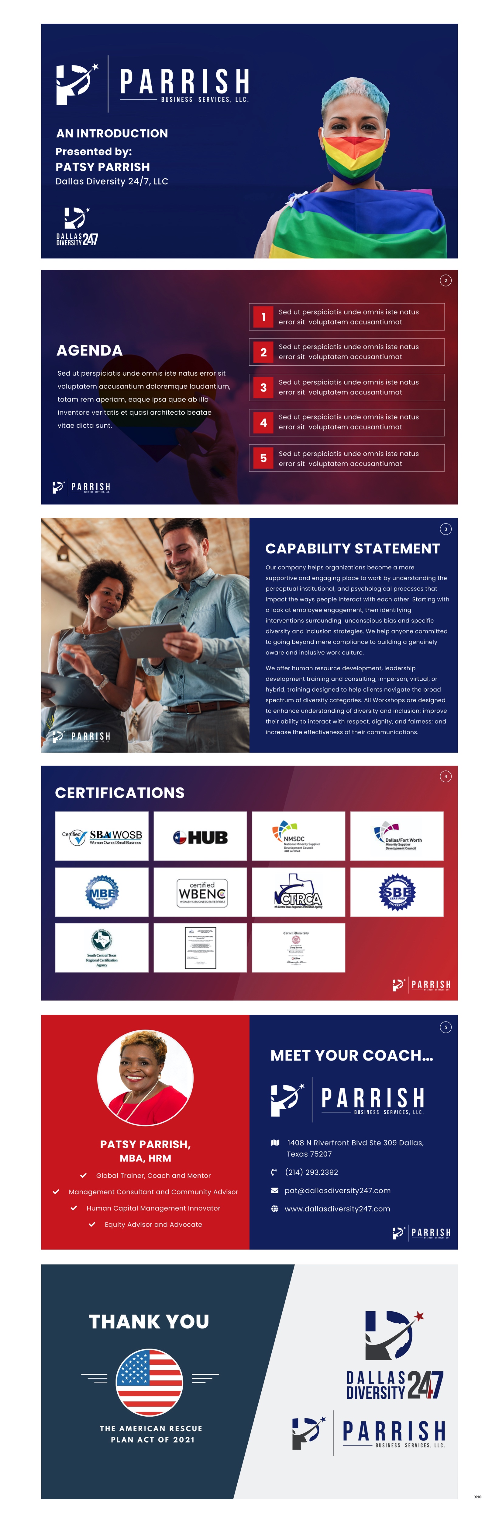 PowerPoint Design by pb for Dallas Diversity 24/7 | Design #28530855