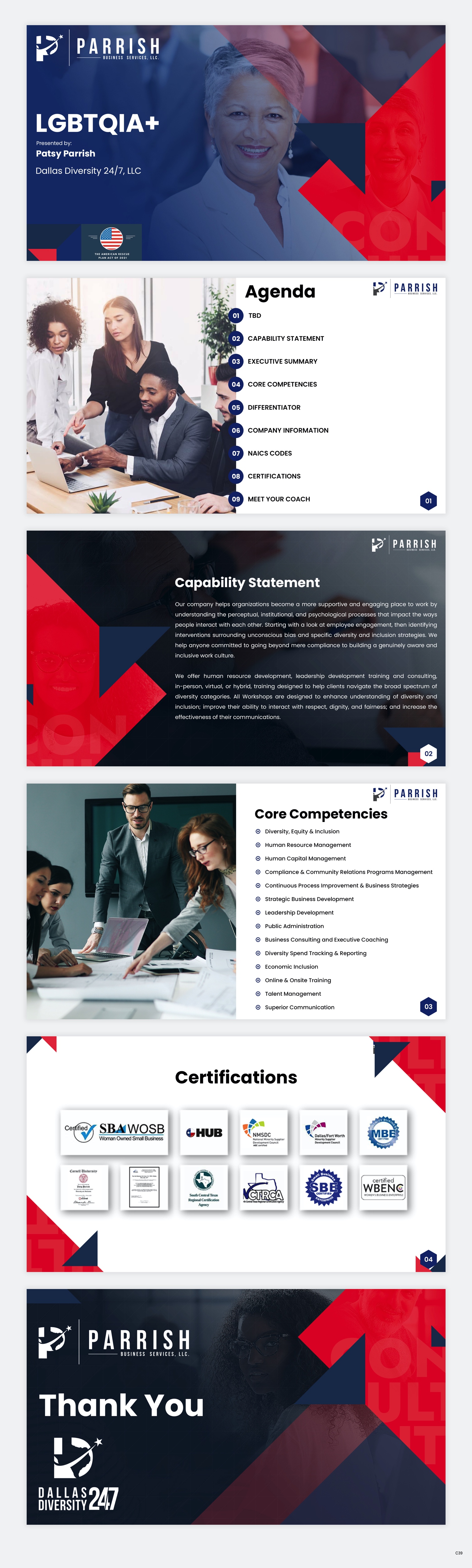 PowerPoint Design by pb for Dallas Diversity 24/7 | Design #28534411