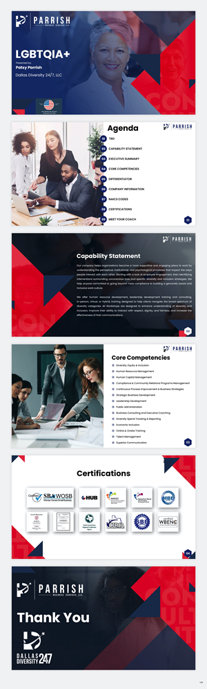 PowerPoint Design by pb for Dallas Diversity 24/7 | Design #28534411