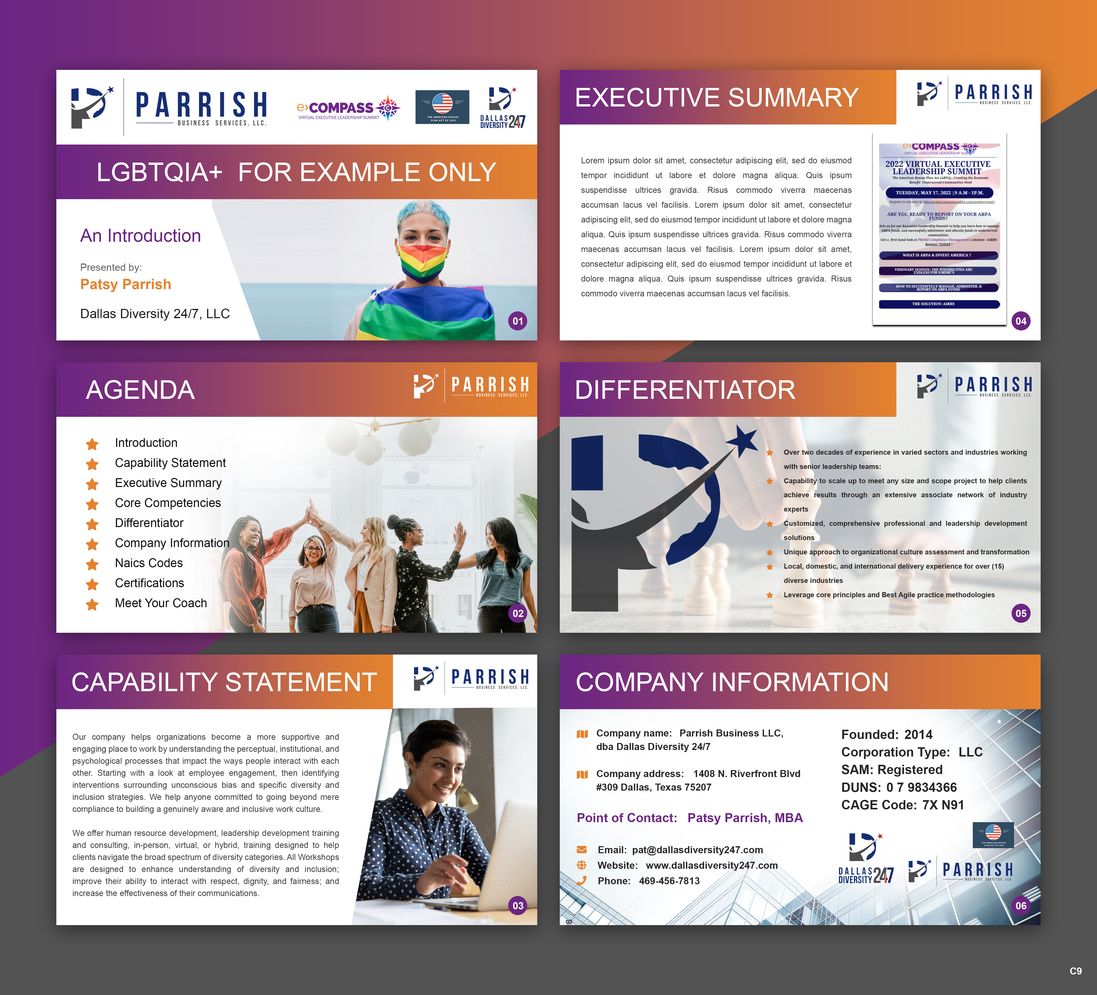 PowerPoint Design by pb for Dallas Diversity 24/7 | Design #28541461