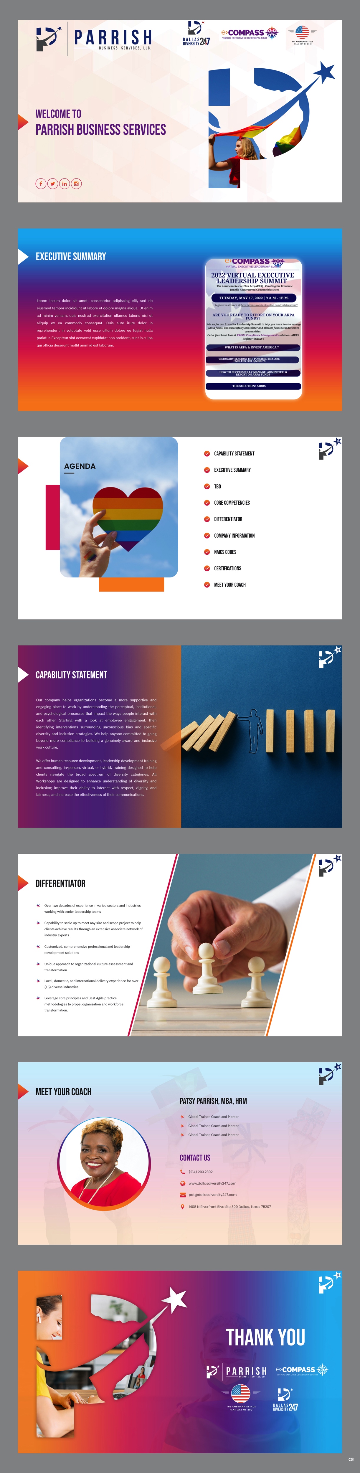 PowerPoint Design by pb for Dallas Diversity 24/7 | Design #28541463
