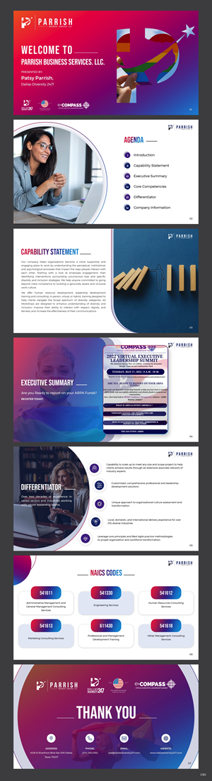 PowerPoint Design by pb for Dallas Diversity 24/7 | Design: #28541464