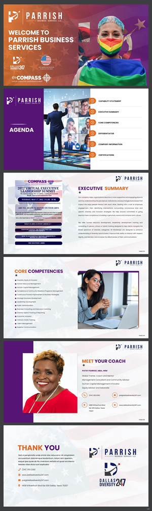 PowerPoint Design by pb for Dallas Diversity 24/7 | Design: #28541465