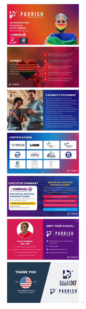 PowerPoint Design by pb for Dallas Diversity 24/7 | Design: #28541469