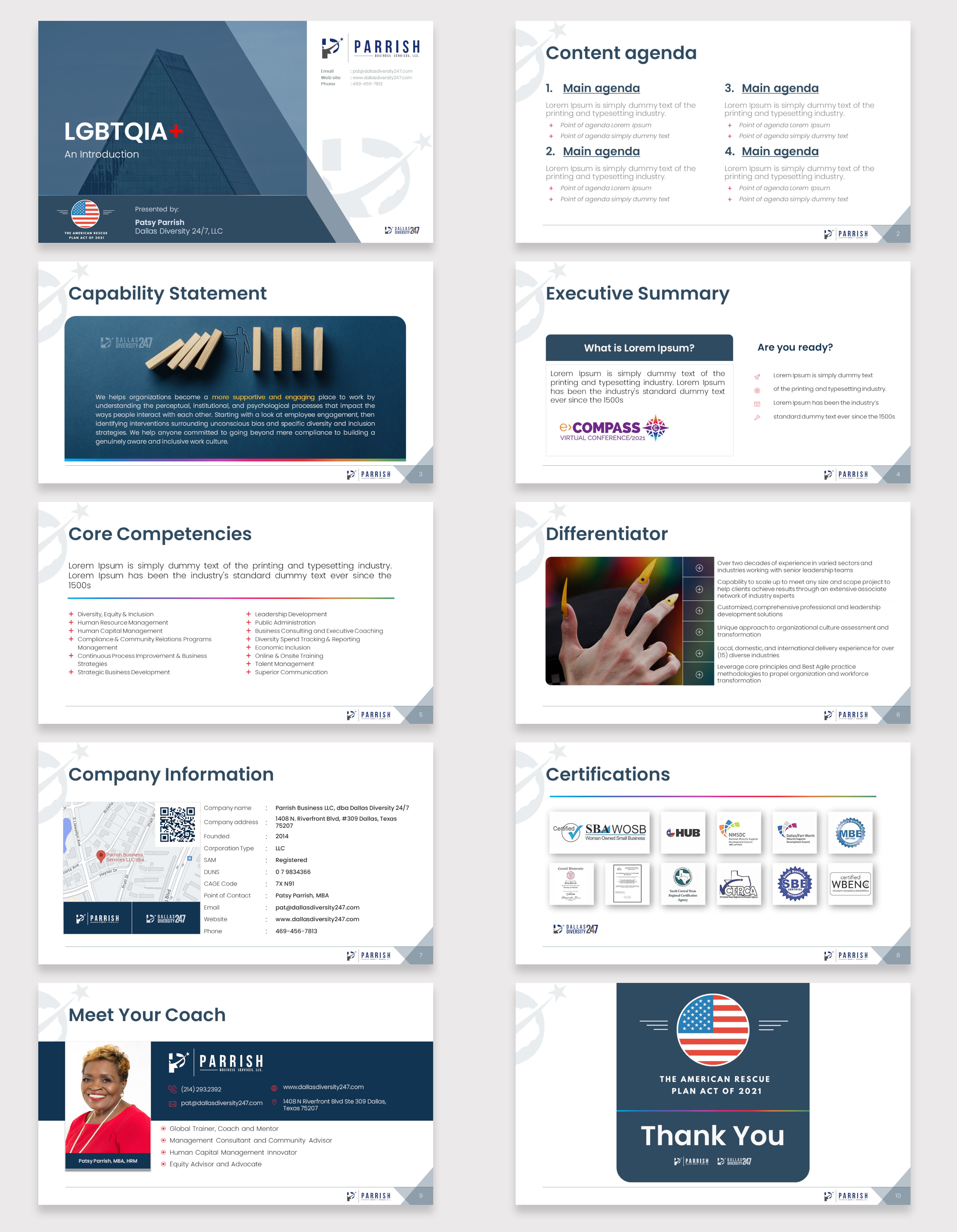 PowerPoint Design by agdesign for Dallas Diversity 24/7 | Design #28536004