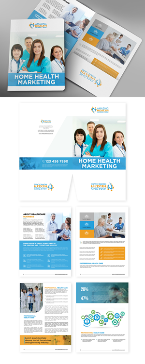 Home Health Agency Marketing Portfolio Booklet | Diseño de Flyer por Design Motion