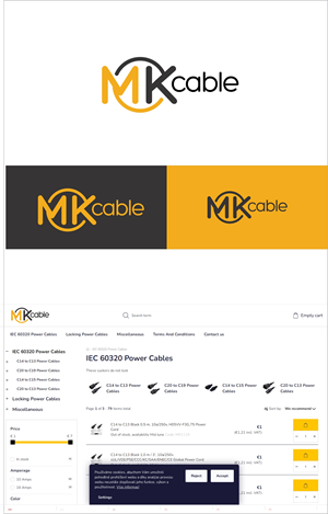 Logo Design by kgraphics2011 for MK Cable s.r.o. | Design #28530389