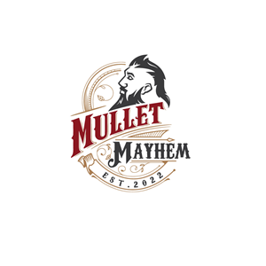 Mullet Mayhem    or/ Mullet Mayhem Clothing Company | Logo Design by Isabella...