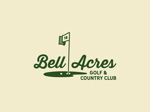 Bell acres golf and country club | Logo Design by brianritterdesign